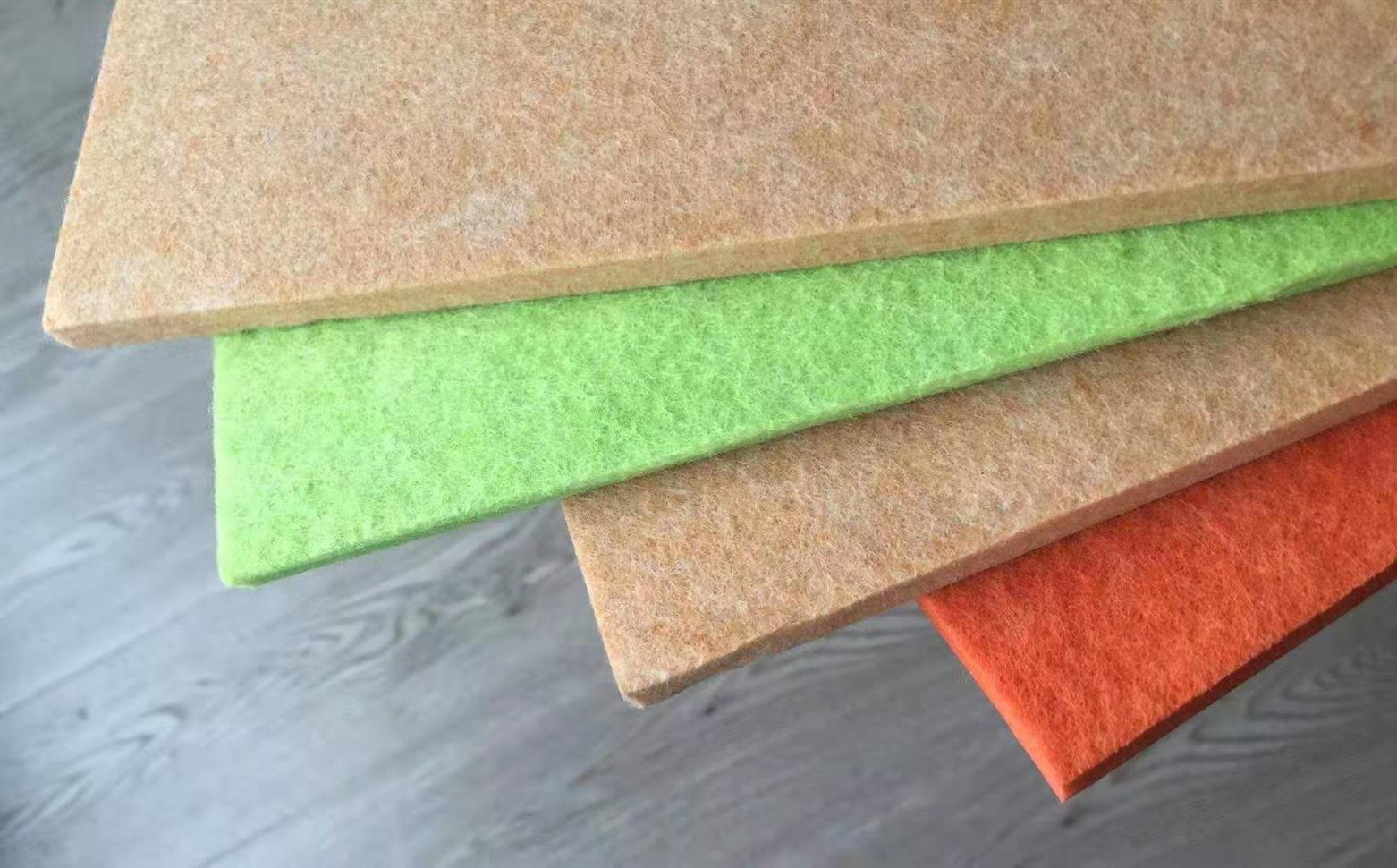 Polyester fiber sound-absorbing panel