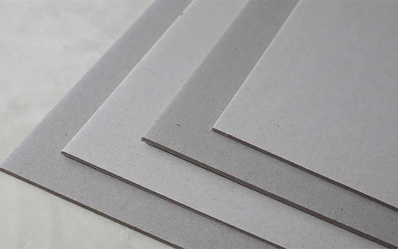 Grey paper board cutting