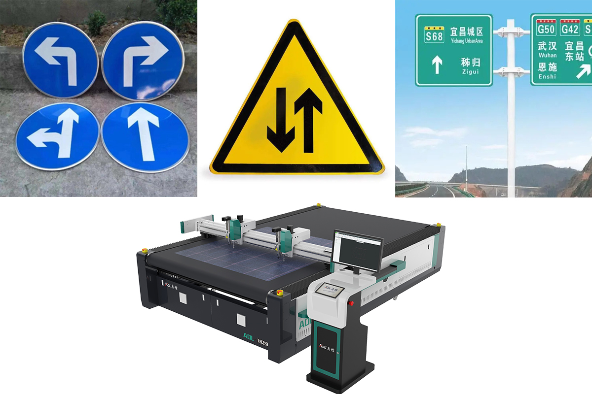 Why use a flatbed cutter to make road signs and traffic signs?
