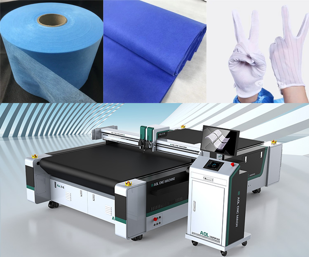 Digital cutting machine for making medical gowns/isolation gowns/protective gowns