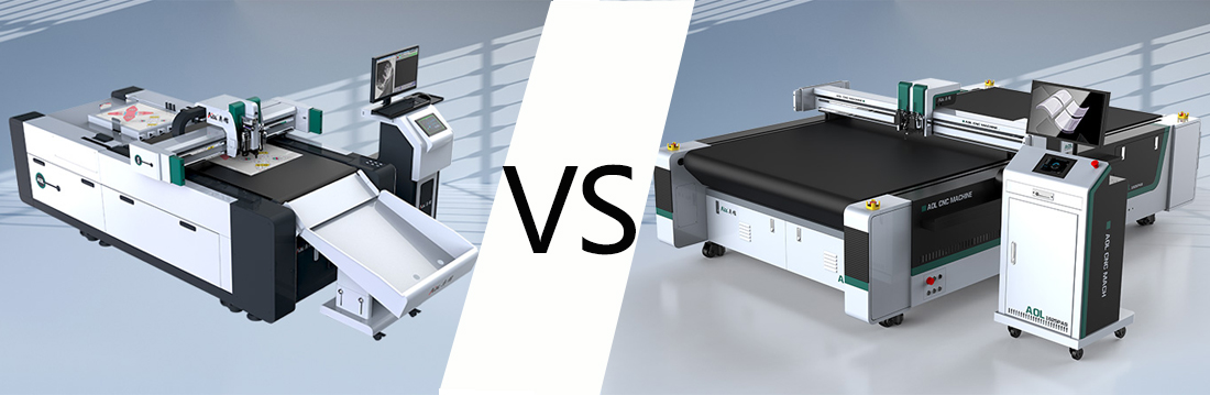 cnc plotter cutter VS CNC digital cutting machine